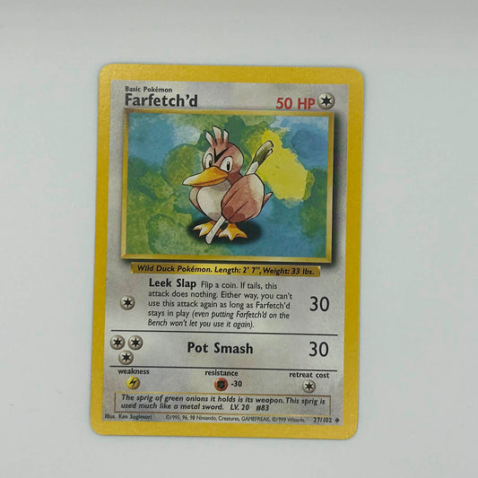 Farfetch'd Base Set 2 27/102