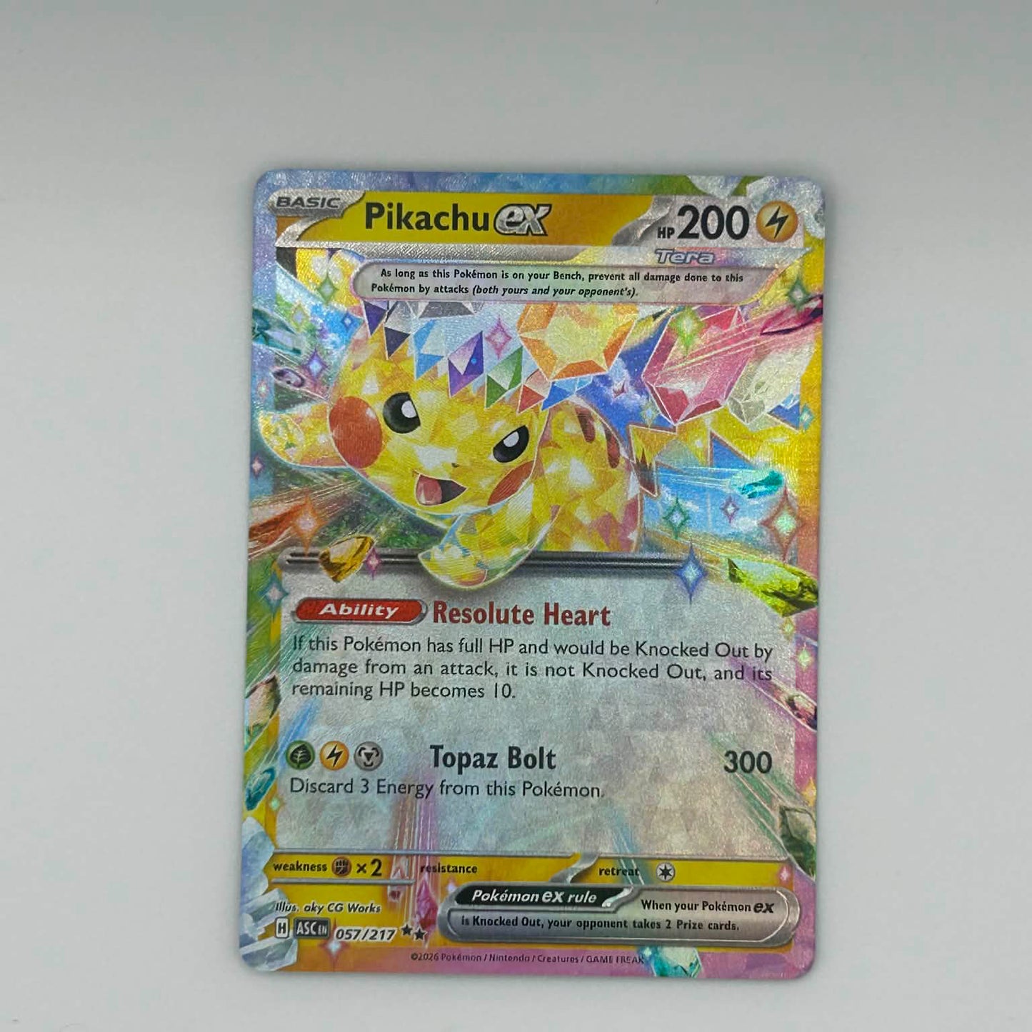 Pikachu ex - 057/217 - ME: Ascended Heroes (ASC)