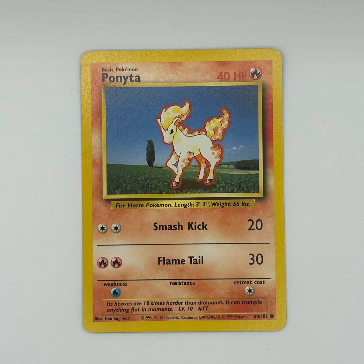 Ponyta - Base Set (Shadowless) (BSS)